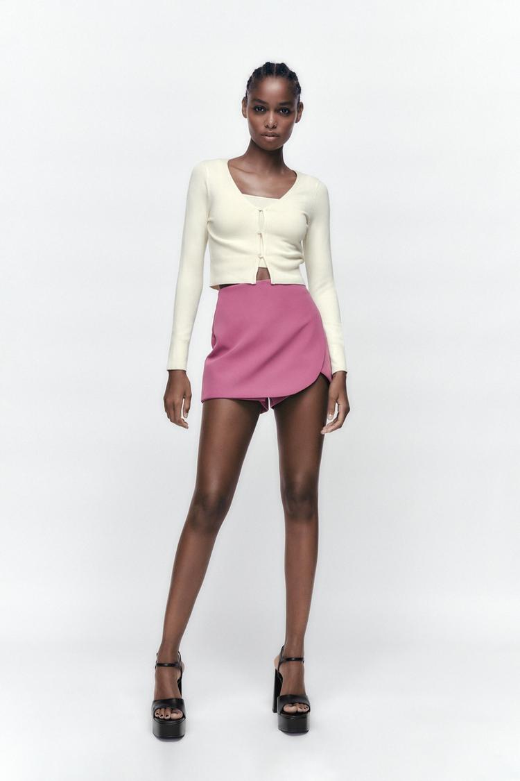 Pink skirt zara hotsell